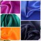 35 Pcs Satin Fat Quarter Patchwork Quilting Fabric(Multicolor)